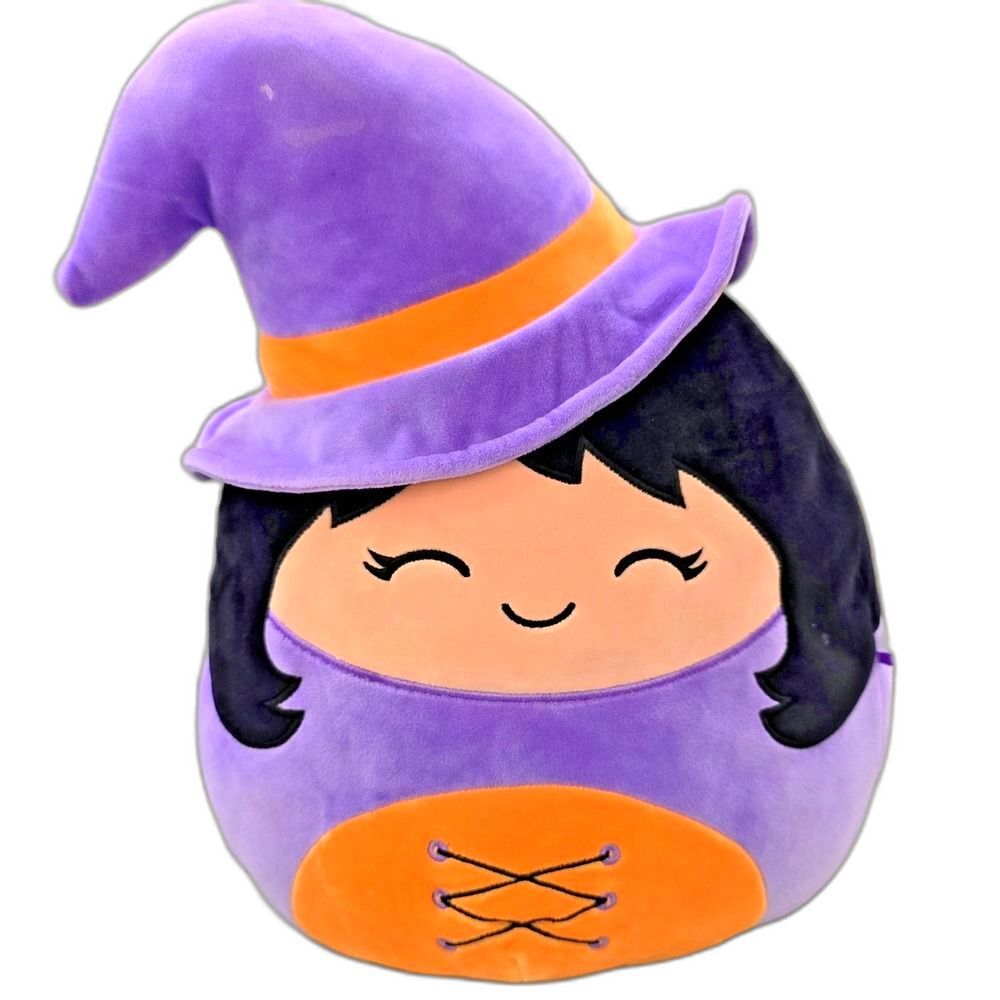 Squishmallows Winnie Witch Plush 16" Halloween Soft Doll Kellytoy Collectible